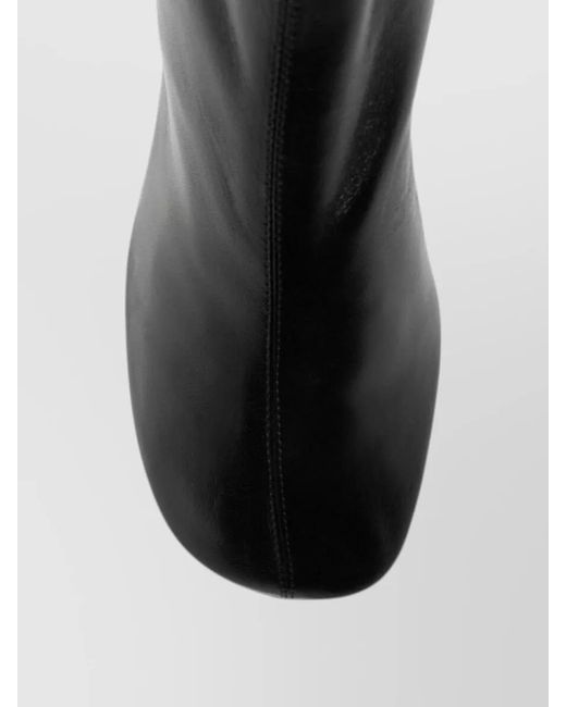 Paris Texas Black Alice Leather Ankle Boots Pointed Toe