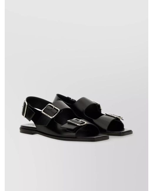 Aeyde Metallic Leather Sandals