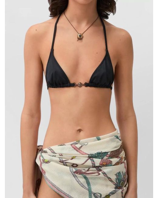 Versace Black Bikini Top