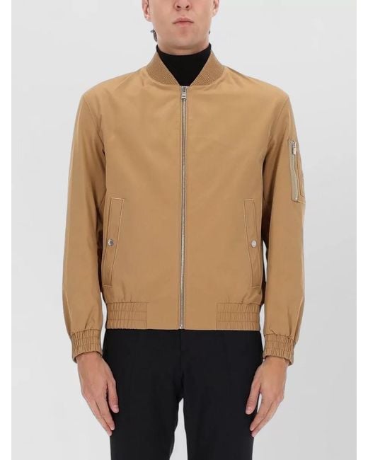 Boss Multicolor Regular-Fit Bomber Jacket for men