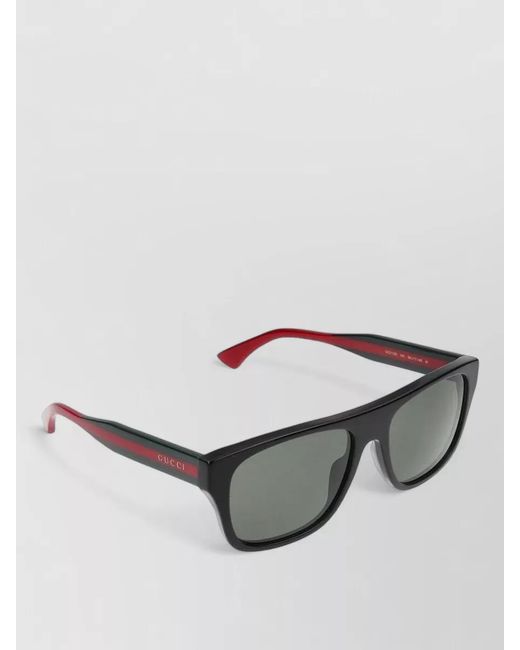Gucci Gray Sunglasses Gg2119S 001 Rectangular Frame for men