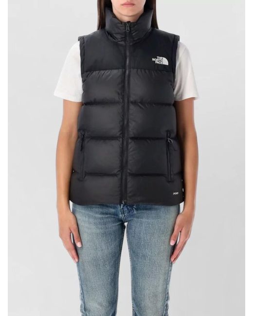 The North Face Blue Down Quilted Vest
