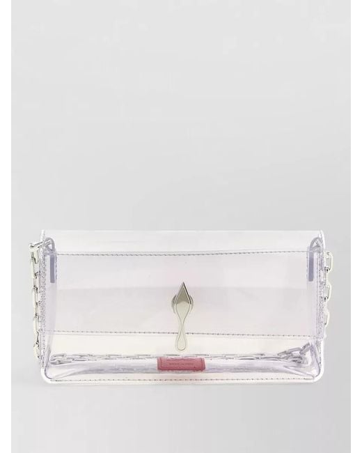 Christian Louboutin Natural Bettina Mini Pvc Mini Bag