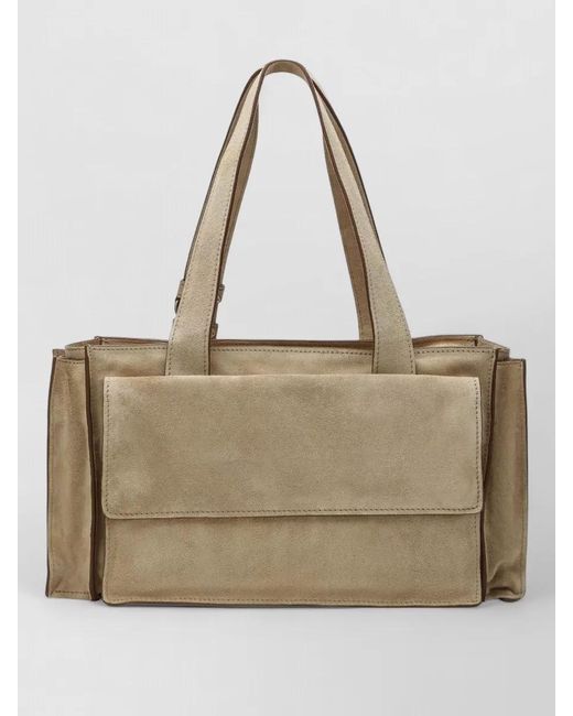 Miu Miu Natural Matelassé Shoulder Bag