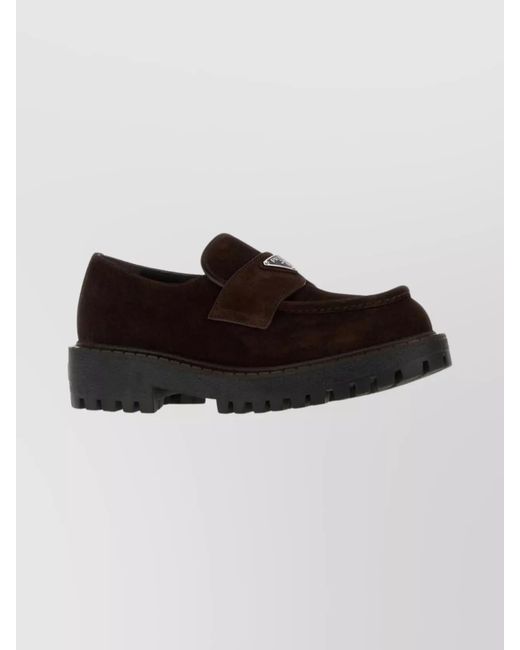 Prada Brown Loafers for men