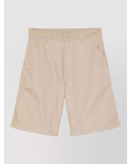 Carhartt Natural Shorts Front And Back Pockets Belt Loops for men
