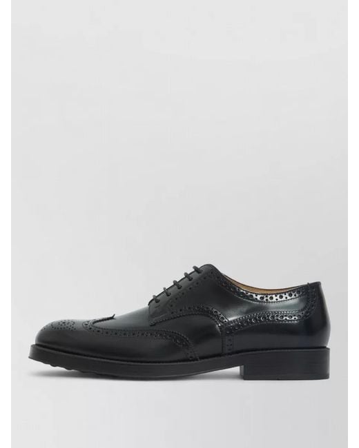 Tod's Multicolor Patent Lace Up Brogues Wingtip Design for men