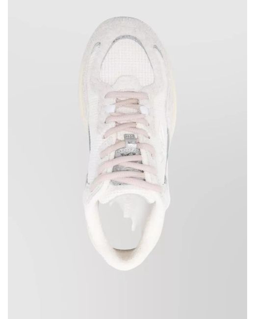 Emporio Armani Natural Low-Top Sneakers