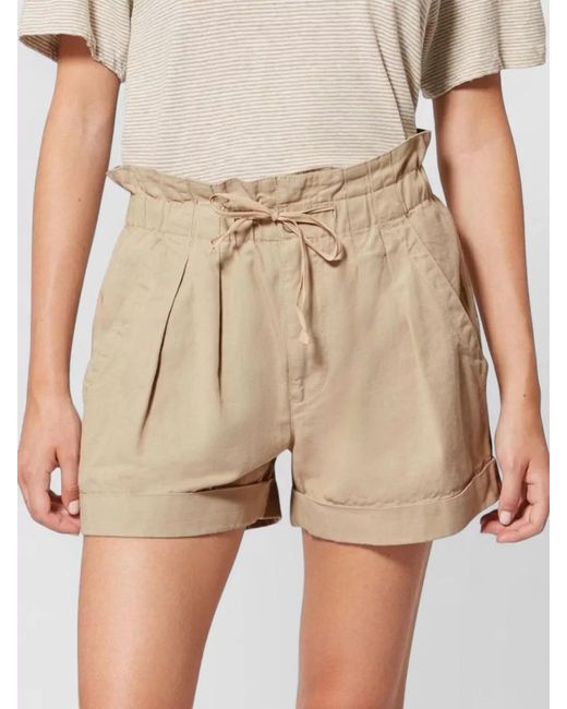 Isabel Marant Natural Knee-Length Shorts