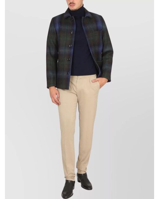 Aspesi Black Virgin Wool Shirt Jacket for men