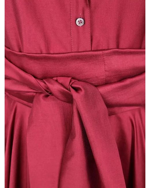 DR. HOPE Red Midi Dress