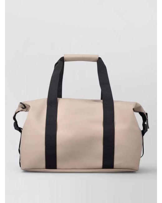 Rains Black Hilo Weekend Tote Bag Small