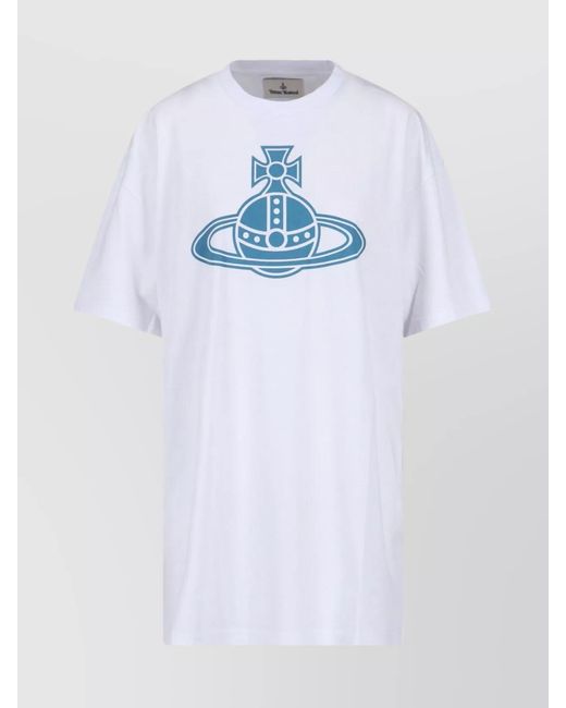 Vivienne Westwood Blue Oversized Cotton Short-Sleeve T-Shirt
