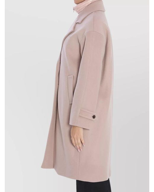 Herno Natural Wool Single-Breasted Coat