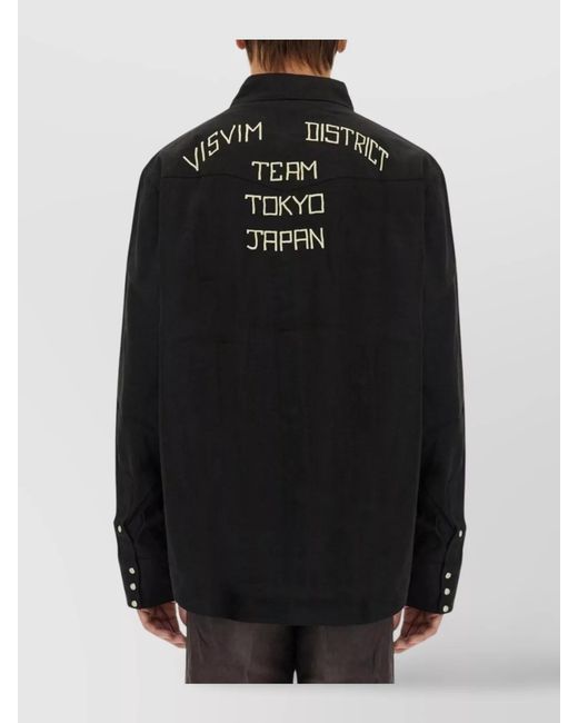Visvim Black Rayon Shirt for men