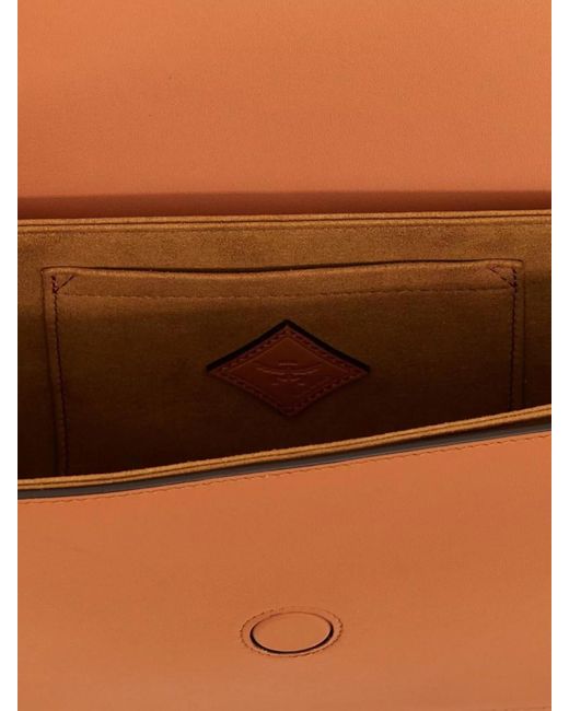 MCM Brown Na Leather Crossbody Bag