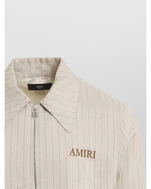 Amiri Natural Striped Lightweight Jacket for men