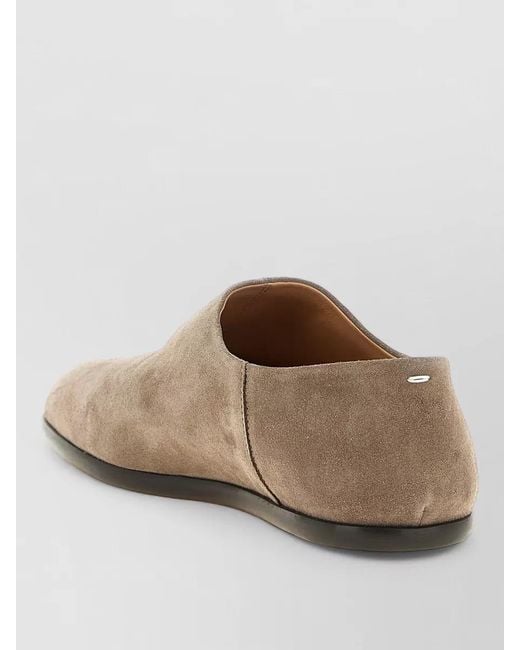 Maison Margiela Natural Tabi Flat Loafers Open Toe Design for men