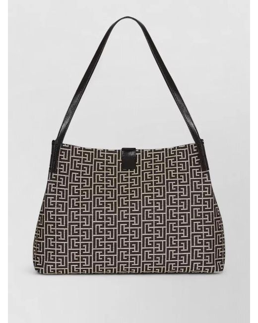 Balmain Black Release Medium Tote Bag