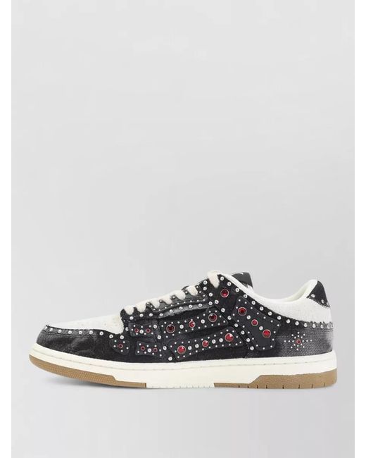 Amiri Metallic Studded Low-Top Sneakers for men