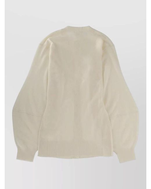 THE GARMENT Natural V Neck Como Knit Cardigan Top