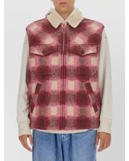 Isabel Marant Blue Regular-Fit Waistcoat for men
