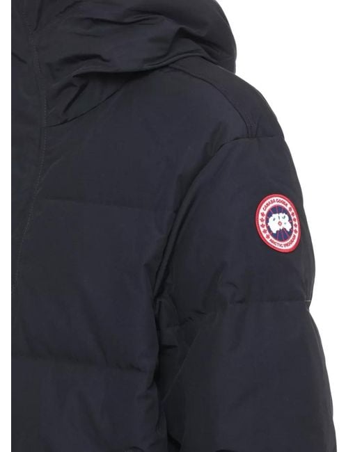 Canada Goose Blue Down Hooded Parka for men