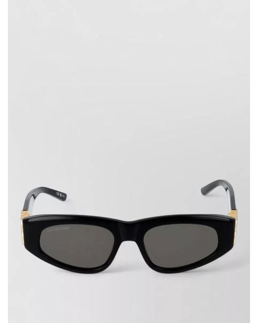 Balenciaga Gray Sunglasses Bb0095S 001 Cat Eye Style