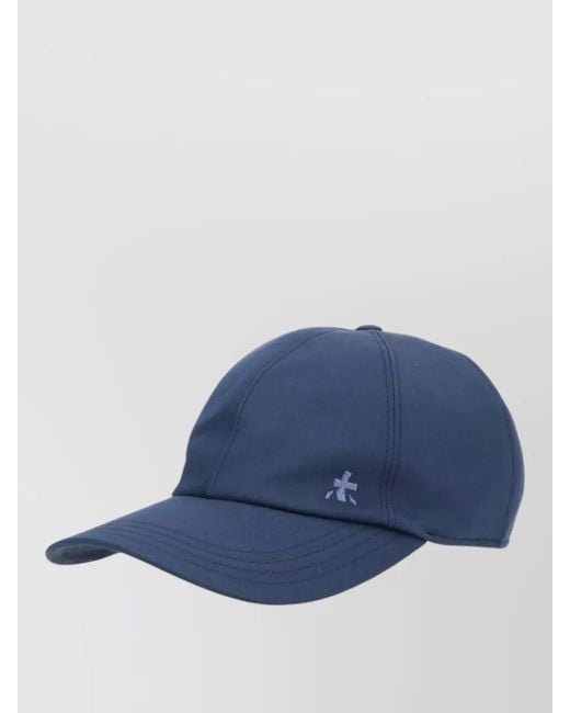 Premiata Blue Logo Baseball Hat Curved Brim Design for men