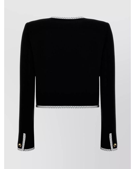 Moschino Black Cropped Jacket