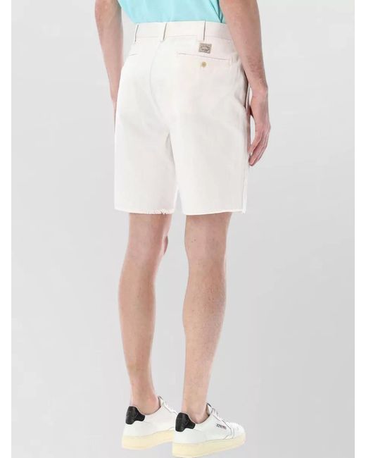 Polo Ralph Lauren White Tailored Chino Shorts Regular Fit Design for men