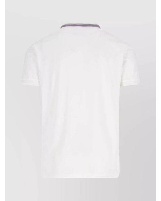 Vivienne Westwood White Cotton Short-Sleeve Polo Shirt for men