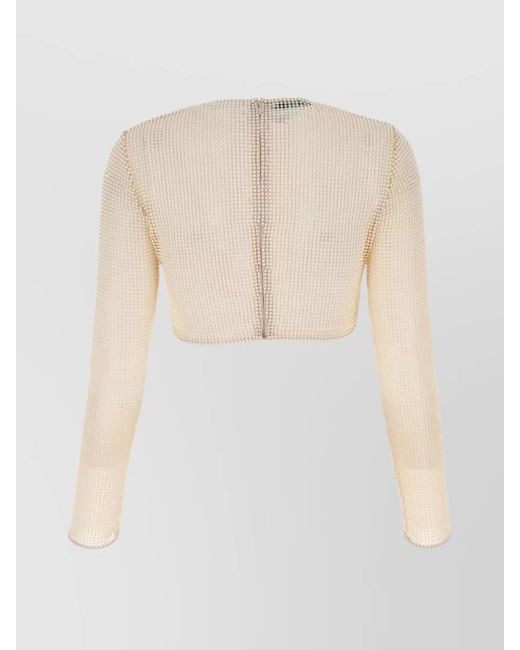 Prada Natural Beaded Top
