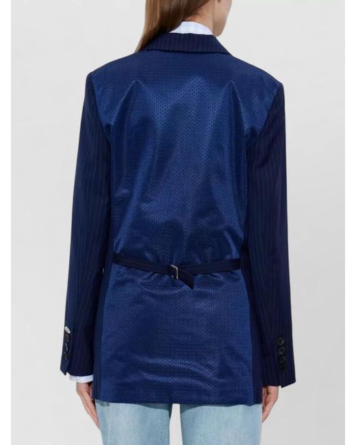 Moschino Blue Wool Blazer