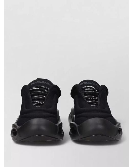 Dolce & Gabbana Black Chunky Slip-On Sneakers for men
