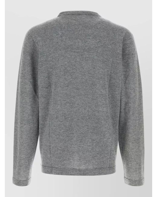 The Row Gray Cashmere Sweatshirt for men