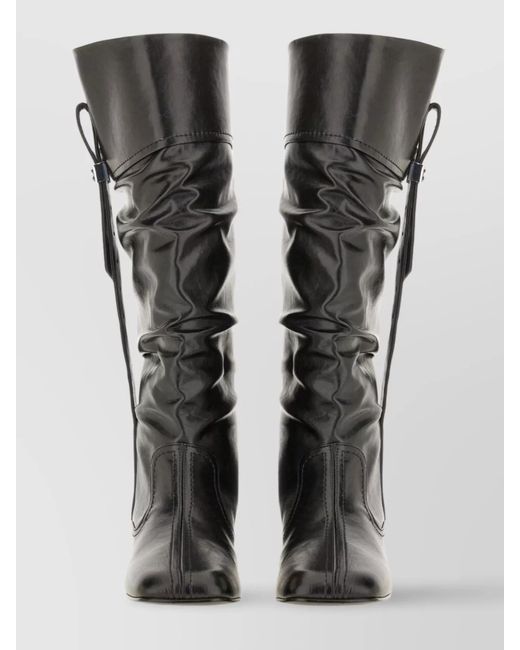 Ganni Black Slouchy Boots
