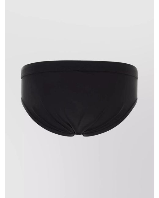 Dolce & Gabbana Black Stretch Nylon Swimming Briefs for men