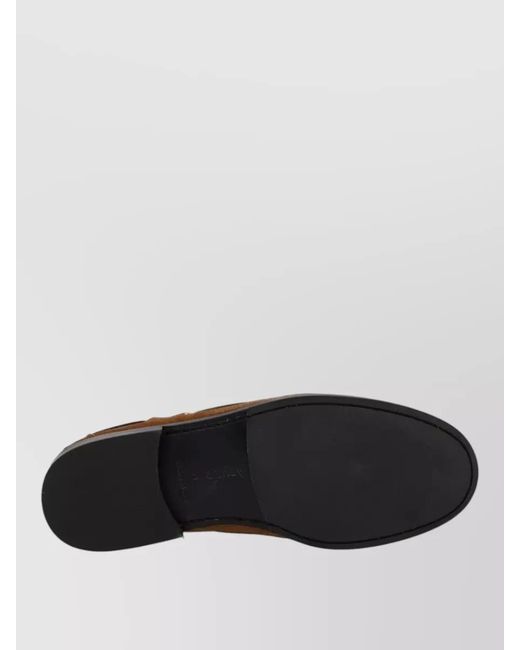 Aeyde Brown Suede Leather Loafers