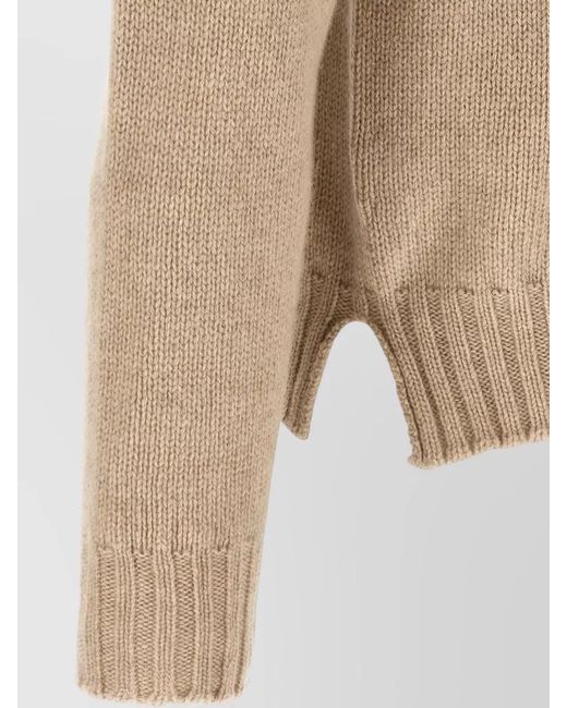 Ma'ry'ya Natural Cashmere Hooded Sweater for men