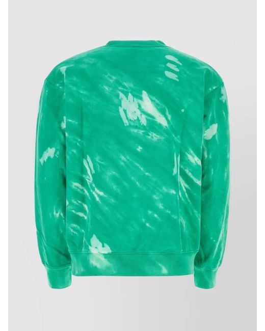 Sporty & Rich Green Logo Sweatshirt for men