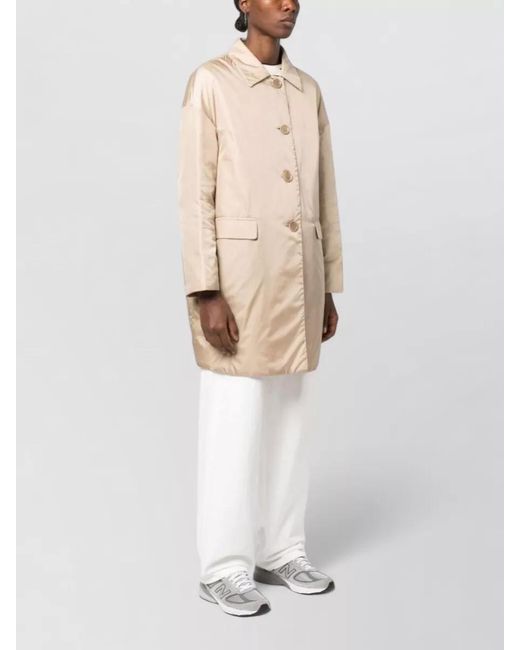 Aspesi Natural Silk Blend Fitted Jacket