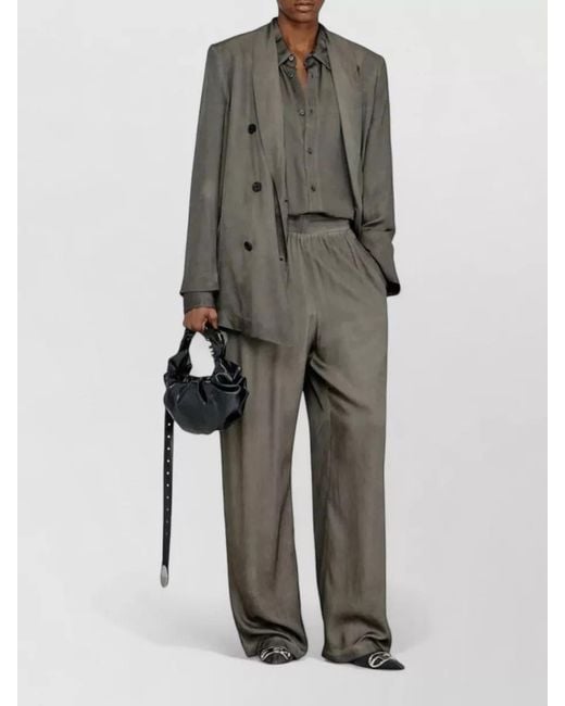 DIESEL Gray Relaxed-Fit Blazer