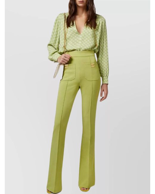 Elisabetta Franchi Yellow Blouse