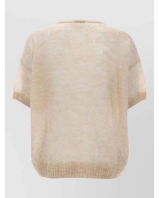 Brunello Cucinelli Natural Mohair Sweater