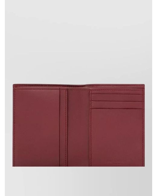 Saint Laurent Paris Credit Card Wallet Smooth Leather for men