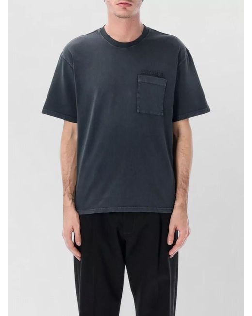 Marni Blue Cotton Jersey Relaxed-Fit T-Shirt for men