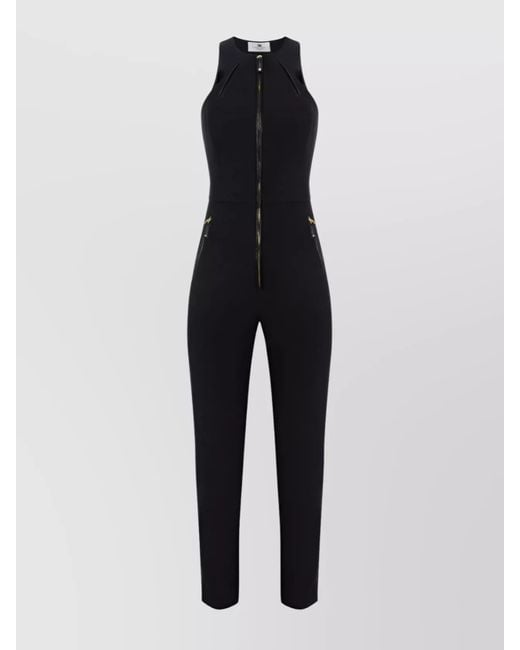 Elisabetta Franchi Blue Jumpsuit