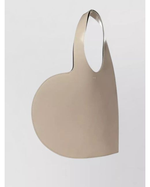 Coperni Natural Heart Leather Tote Bag