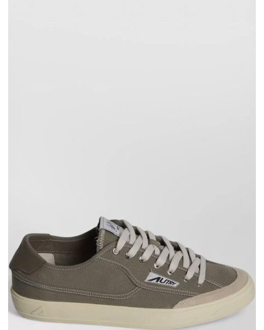 Autry Multicolor Windscape Low Top Canvas Leather Sneakers for men